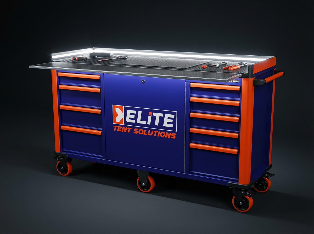 Garagenausrüstung - Professional motorsport paddock equipment by Elite Tent Solutions