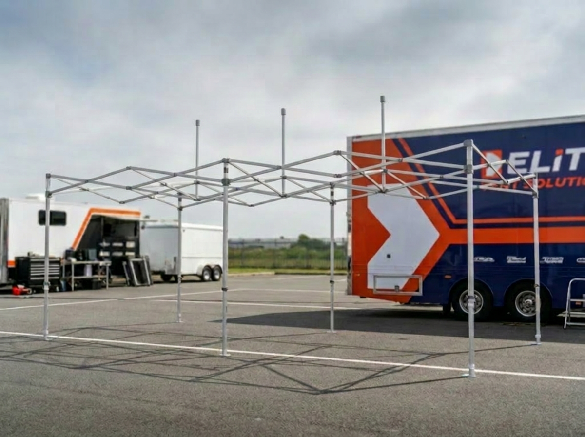 Tent Frames — Elite Tent Solutions motorsport paddock equipment